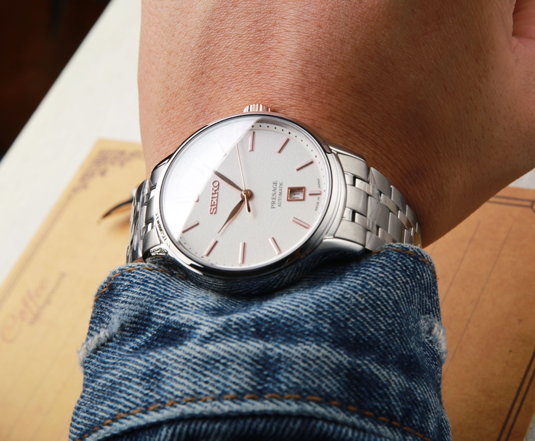 Presage Watch White
